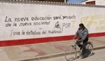 Revolučné nápisy v Uyuni, Bolívia